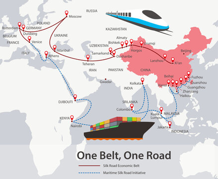 一带一路，21世纪中国战略投资地图。